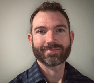 a man looking at the camera